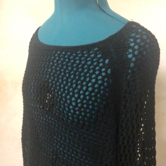 PINk Black Mesh Top Rare - Picture 2 of 5